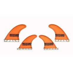 Concept X Kite Surf Fins Waveblade Honeycomp Finne - G5 10cm Orange - None
