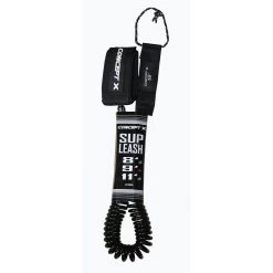 Concept X Coiled SUP Leash Schwarz - 8,0