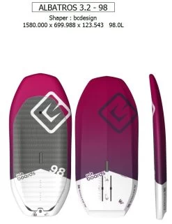 MB Boards Wing Foil Board Albatros 3.2 - Balz Müller Inklusive Boardbag- 78 -Surfen Und Kitesurfen Geschäft 120albatros203.22098