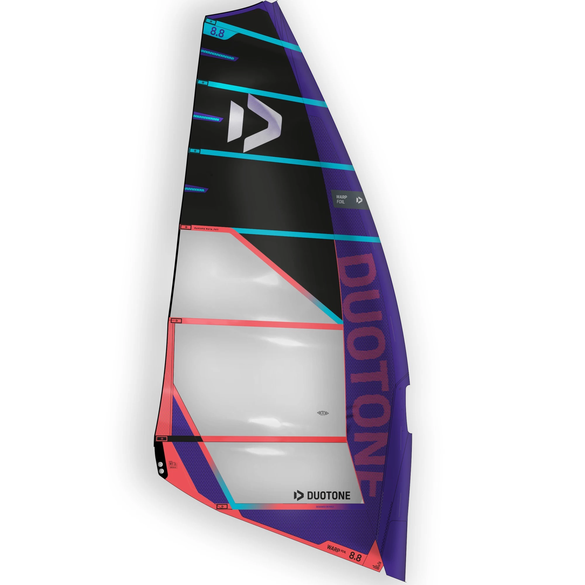 Duotone - Warp_Foil 20.22 - Sail 2022 - C18:black/berry 8.9 1 Duotone - Warp_Foil 20.22 - Sail 2022 - C18:black/berry 8.9