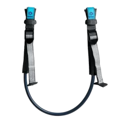 Duotone Windsurf Trapeztampen Center Vario Harness Lines 2023 - 22-28" Grey/black