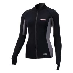 PROLIMIT Wmns SUP Top Convertible Black/Light Grey Damen - 34/XS Black/Light Grey -Surfen Und Kitesurfen Geschäft 400.14705.000 pl wmns sup top convertible black light grey side
