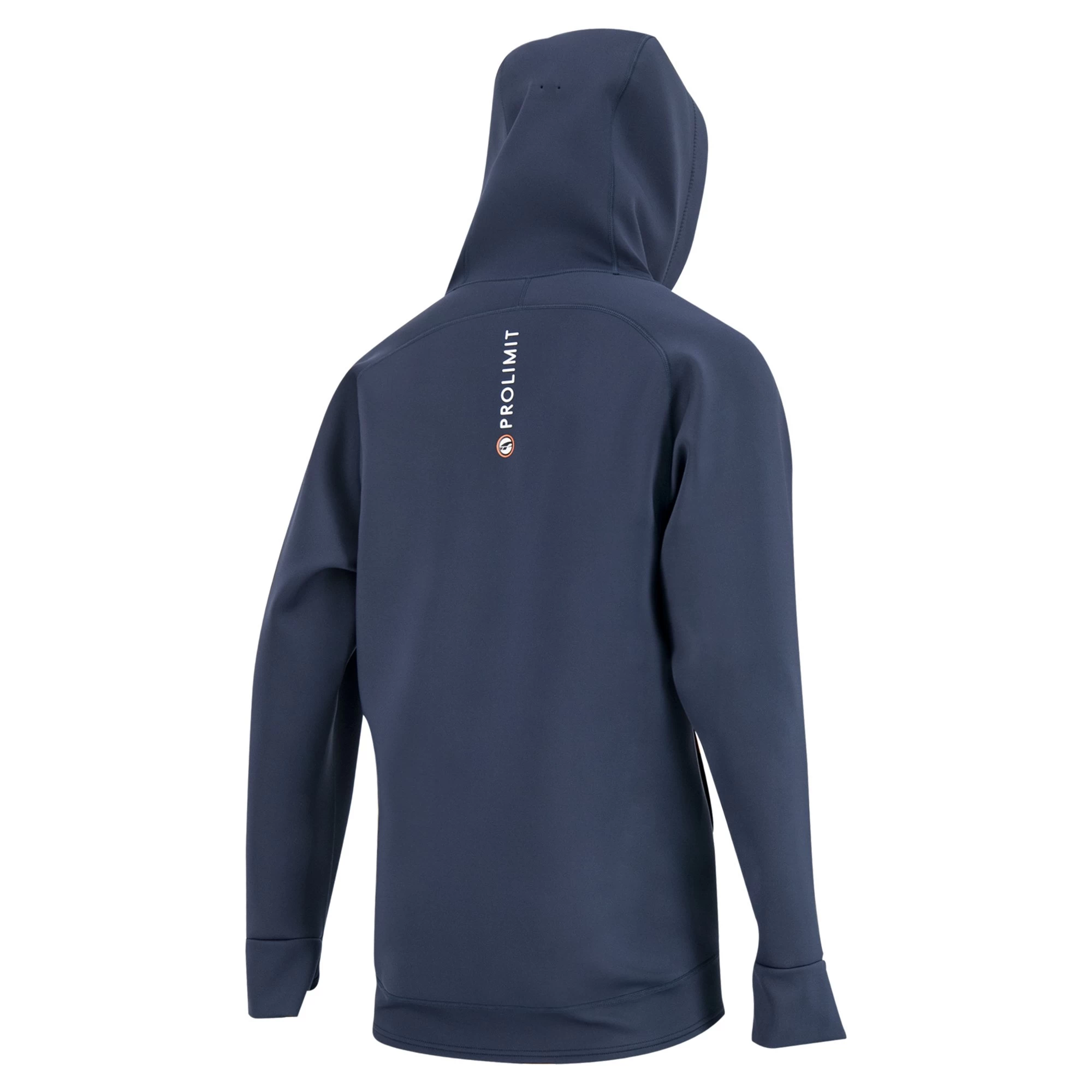 PROLIMIT SUP Neo Zipped Hoody 1.5mm SlBk/Or Slateblack - 50/m - Image 5