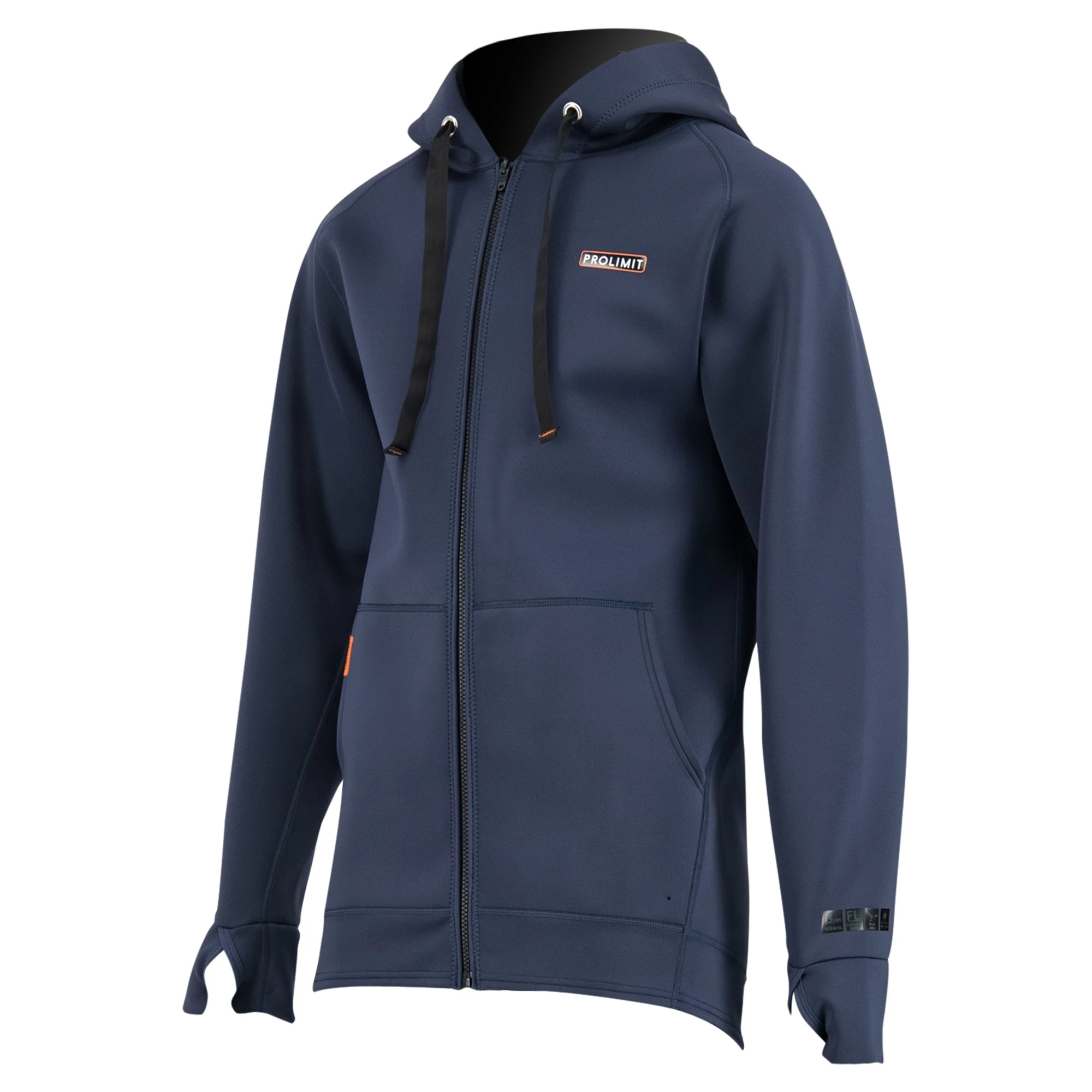 PROLIMIT SUP Neo Zipped Hoody 1.5mm SlBk/Or Slateblack - 50/m - Image 7