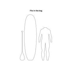 PROLIMIT SUP Boardbag DAY Grey/black/orange - 10'0"x33" -Surfen Und Kitesurfen Geschäft 404.03201.000 3