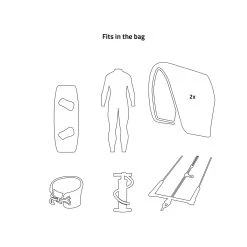 PROLIMIT Kite Session Bag Grey/White - 70 X 40 Grey/White 11 PROLIMIT Kite Session Bag Grey/White - 70 X 40 Grey/White -Surfen Und Kitesurfen Geschäft 404.03395.020 5