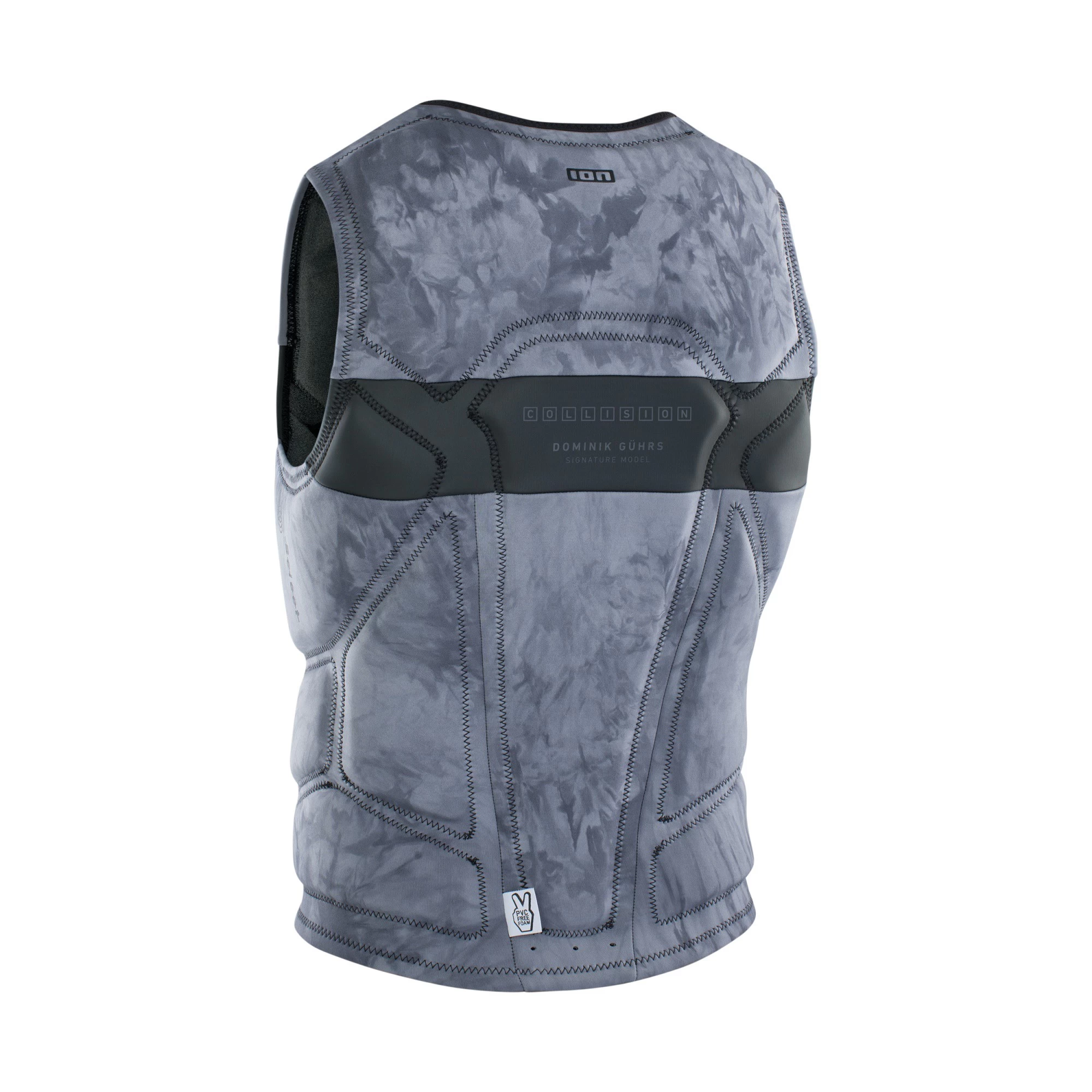 ION Prallschutzweste Collision Vest Select Front Zip - Protection 2023 - 259 Tiedye-ltd-grey 54/XL 2 ION Prallschutzweste Collision Vest Select Front Zip - Protection 2023 - 259 Tiedye-ltd-grey 54/XL - Image 2
