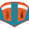 Starboard Foil Wing FREEWING GO WINDOW Orange And Teal 2023 - 4,5 Orange And Teal
