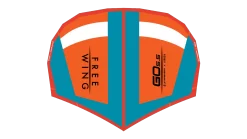 Starboard Foil Wing FREEWING GO WINDOW Orange And Teal 2023 - 4,5 Orange And Teal