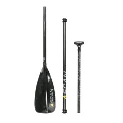 Ascan SUP Paddel Carbon 3-teilig - None