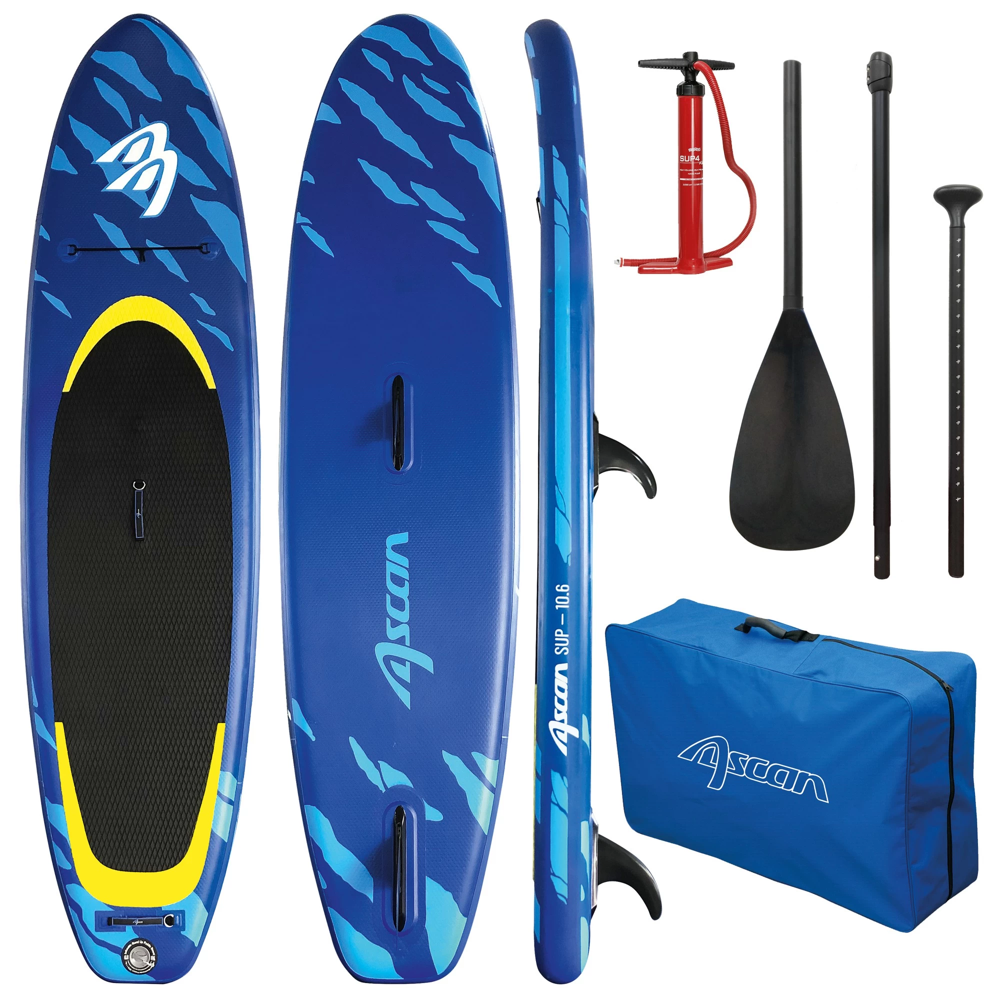 Ascan Windsup 10,6 Set Mit Windsurfoption - 10'6 1 Ascan Windsup 10,6 Set Mit Windsurfoption - 10'6