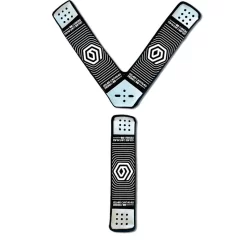 I99 Windsurf & Wing Fußschlaufe VEE Set Superlight Straps - White/blue
