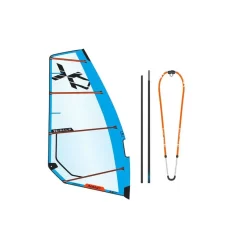 XO-Sails Windsurf Segel Nano Rigg Komplett Inklusive Mast & Gabelbaum 2023 - 5.5