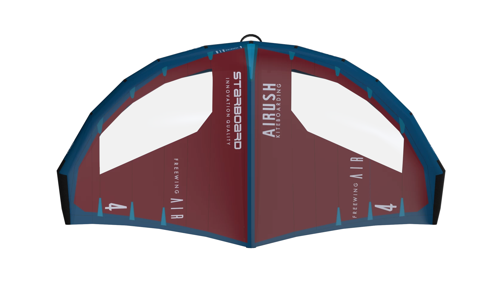 Starboard Foil Wing FreeWing Air V2 Red & Dark Teal 2022 - 6m Red & Dark Teal 4 Starboard Foil Wing FreeWing Air V2 Red & Dark Teal 2022 - 6m Red & Dark Teal - Image 4