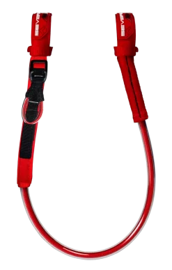 SEVERNE Windsurf Trapeztampen RACE ADJ HARNESS LINES V2 Red 2024 - 28-34