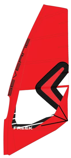 SEVERNE Windsurf Segel FREEK Red 2023 - 5.6 Red